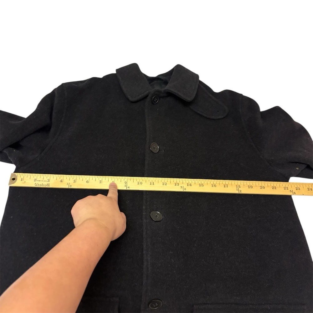 Polo Ralph Lauren Virgin Wool Cashmere Blend Lined Plaid Coat Men’s 38-R - Picture 12 of 14